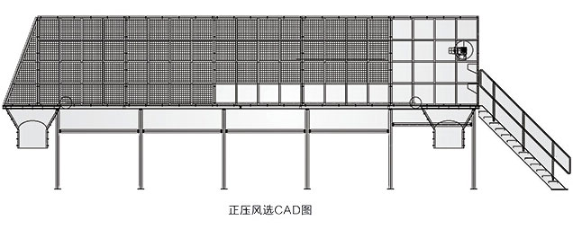 鳞板式一体机输送机CAD图 鳞板式一体机输送机CAD图