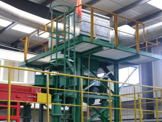 Negative pressure air separator Negative pressure air separator